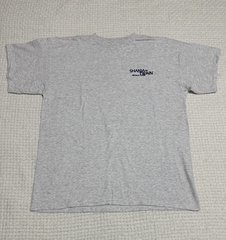 Shania Twain 1999 World Tour embroidered tee. XL.  #vintage