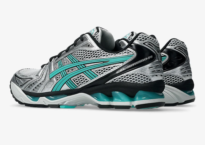 Scarpe sneaker ASICS GEL-Kayano 14 Tiffany Silver 39 39.5 US 7.5 8 1203A740-100 - Immagine 4 di 4