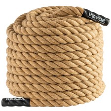 Gym Climbing Rope, 1" Diameter 100 ft Length Gym Fitness Training Rope, Gym Exer