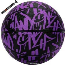 Fantom Graffiti Rubber Basketball - Streetball for Indoor and Outdoor Use, De...