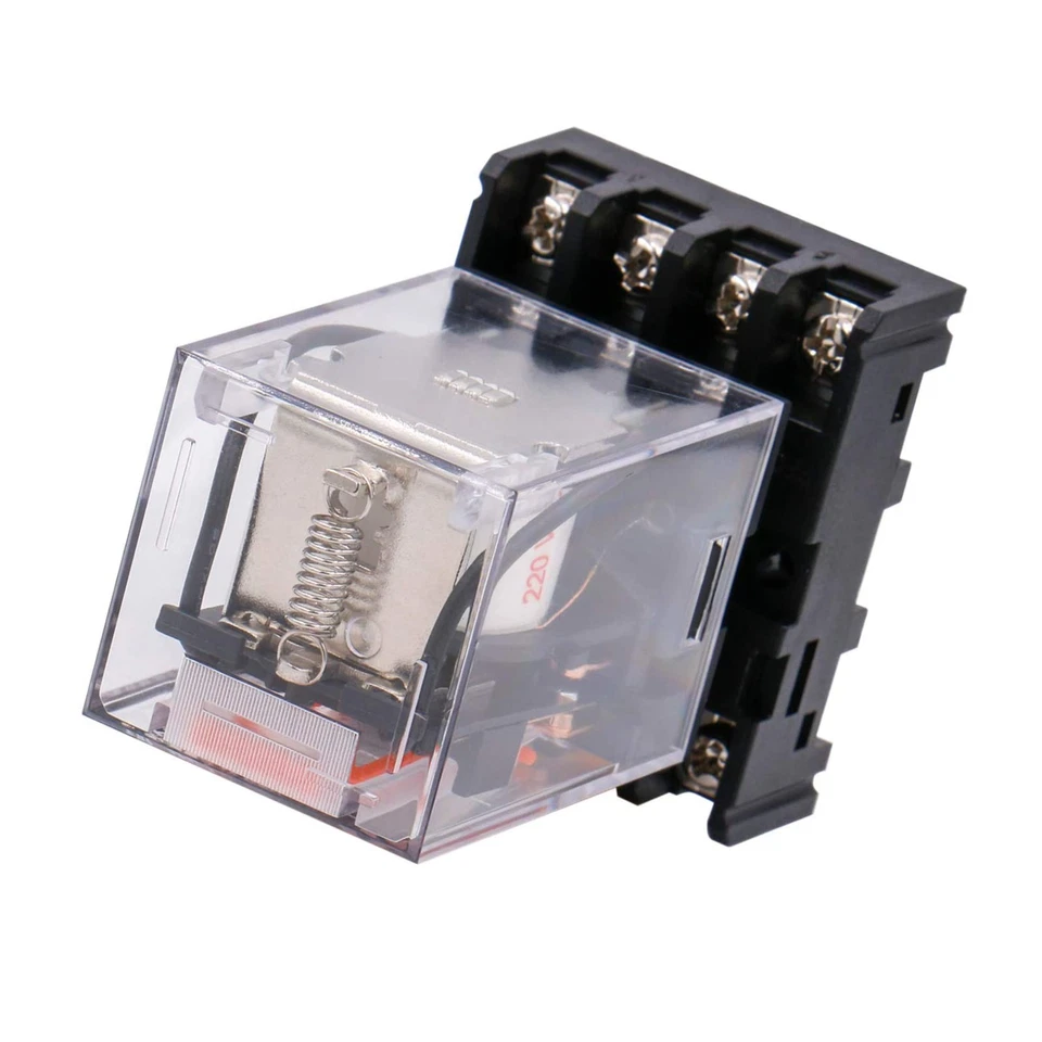 Allzweckrelais MK2P-I AC 220V Spule DPDT 8-polig mit steckbarer Anschlussbuch... - Image 2 of 4