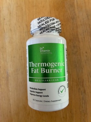 DR+ VITAMIN SOLUTIONS Thermogenic Fat Burner Brazilian Lean Weight Loss 60 Pills