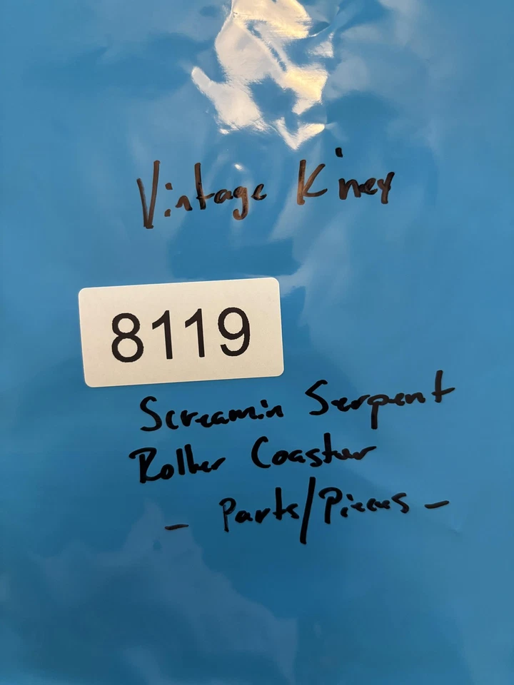 Vintage K'NEX Screamin Serpent Roller Coaster Gray Rods Lot Replacement 3in - Image 3 of 3