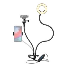 Knox Gear Webcam Stand with Selfie Ring Light...
