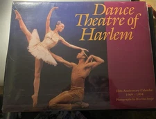 Vtge Rare 1994 Dance Theatre Of Harlem 25th Anniversary Calendar Sealed Unopened