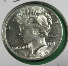 1924 Philadelphia Peace Dollar US