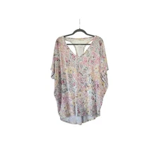 Ladies Be Stage Floral Top Size Medium 