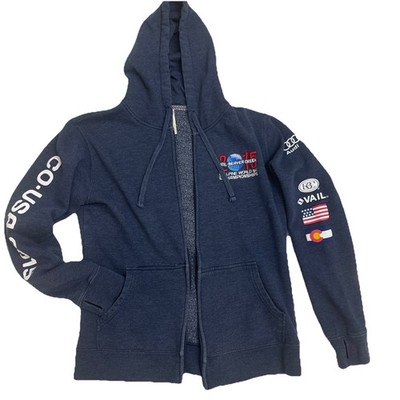 2015 Vail Beaver Creek FIS Alpine World Ski Championships Hoodie Zip Up W SM/MED