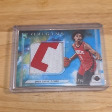 2021-22 Panini Origins Rookie Jumbo Jerseys Josh Christopher Turquoise /25 JJ-C…