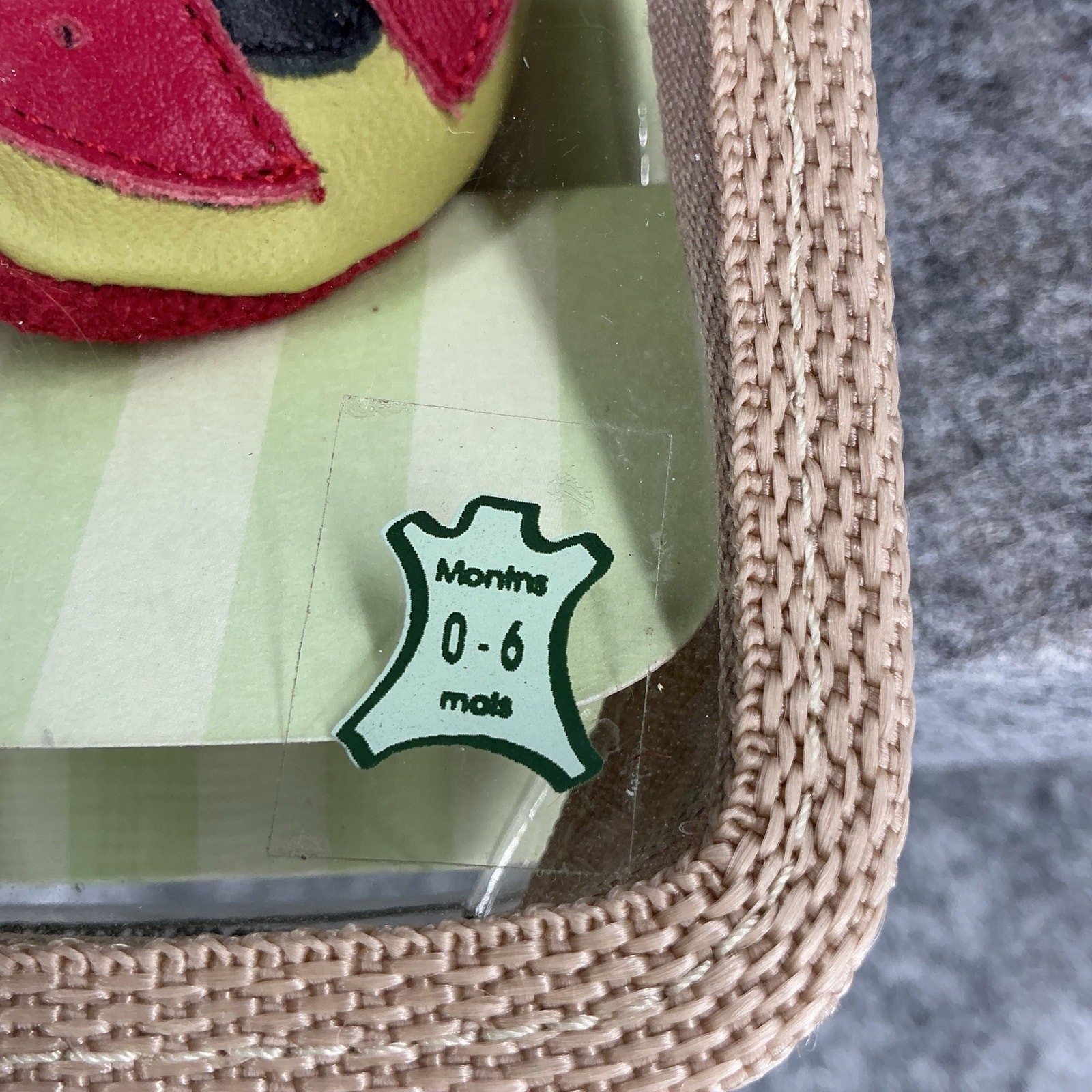 SAOLA Scarpe WeeStep bambina suola naturale verde rosso nero coccinella 0 6 mesi