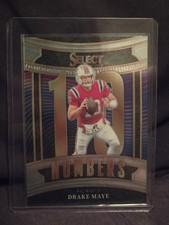 2025 Panini Select Drake Maye Numbers Insert #15 Patriots NFL Football