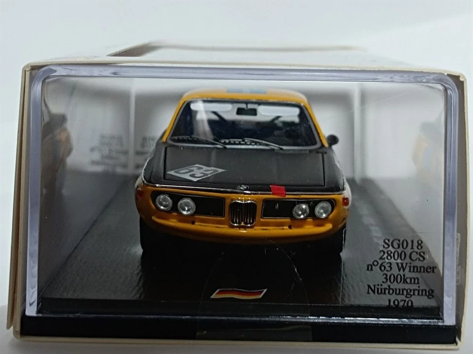 Modellino auto Spark 1/43 BMW 2800 CS #63 Winner Nurburgring 1970 pressofuso ... - Immagine 2 di 4