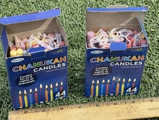 2 Boxes Rite Lite Chanukah Hanukkah Candles Multicolor 44 Ct Each New Open Box