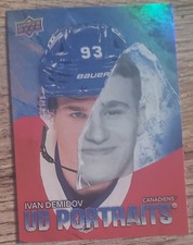 2025-26 UD Hockey Series 2 Ivan Demidov UD Portraits Insert Canadiens P-34