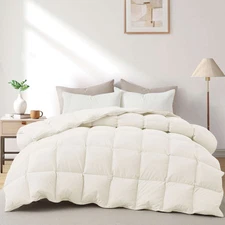 All Season & Lightweight Ultra Soft 360 TC White Goose Down