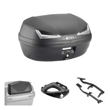 Kit bauletto GIVI E455 SIMPLY IV TECH nero per Honda CB 500 HORNET 2024-2025
