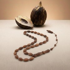 Handcrafted Kuka Wood 33 Beads Tasbih, Misbaha, Islamic Prayer Beads 201428