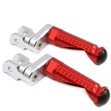 M-PRO Red 25mm Adjustable Front Footpegs For CBF 1000 F 06-11 12 13 14 15 16