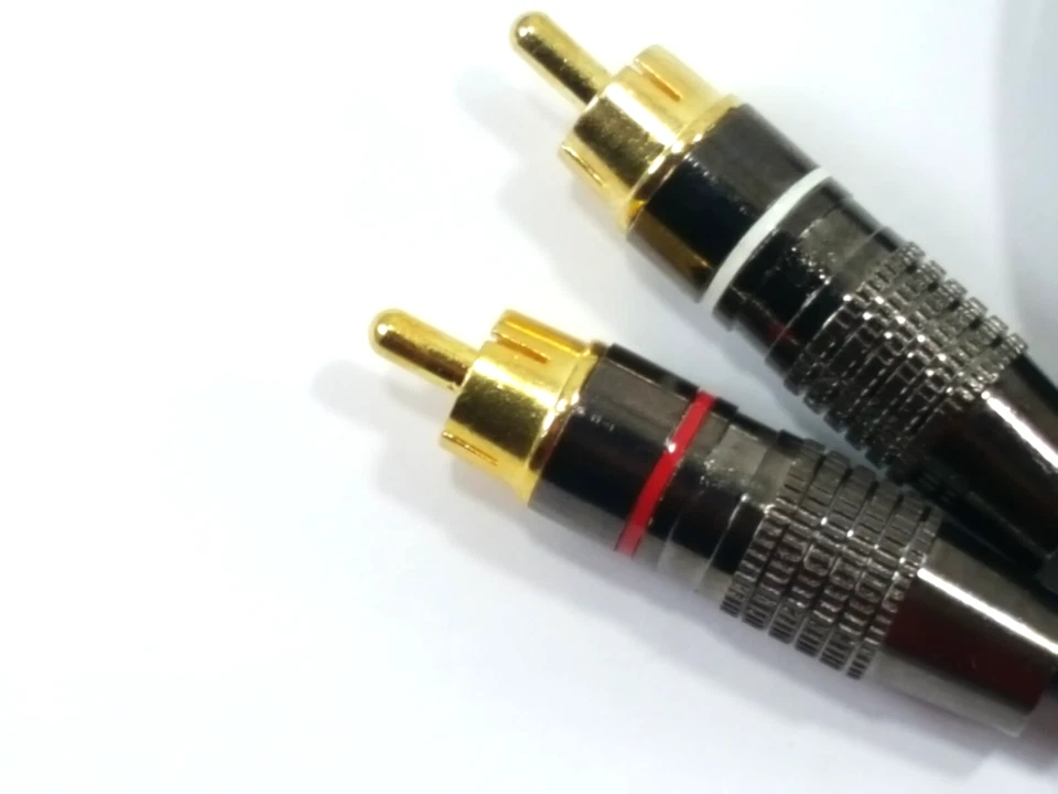 Technics SL 1200 1210 MK2 MK3 M3D MK3D MK5 MK6 Cavo rca phono con massa | 6N - Image 2 of 4