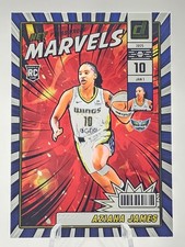 2025 Panini Donruss WNBA Net Marvels Aziaha James #18 Press Proof (RC) Wings
