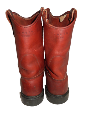 Vintage 90\'s Red Wing Pecos Leather Work Boots 1104 Men\'s 9.5 D Russet Soft Toe il_fullxfull.7998440656_d8qe.jpg main image 4