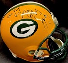 Aaron Rodgers & CEO Mark Murphy W/Inscrip Signed Green Bay Packers F/S Helmet — photo 7