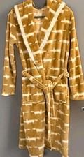 Womens Scion Mr Fox @NEXT Ochre Hooded Belted Dressing Gown XS Great Condition