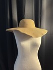 Magid Hats Light Beige Tan Straw Paper Sun Garden Casual Brunch 5 “ Floppy Hat — photo 5