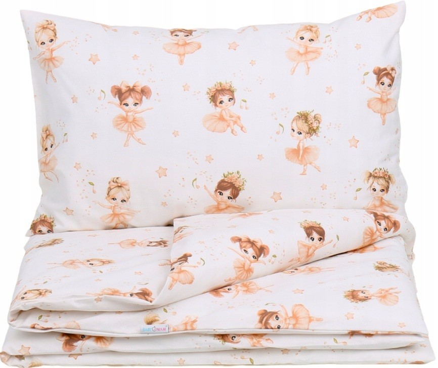 Set Biancheria da Letto Culla 120x90 cm Maja e Zuzia Beige