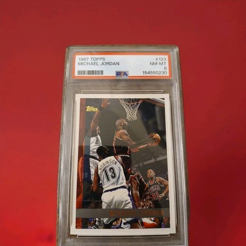 1997-98 Topps Michael Jordan #123 PSA8