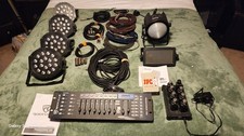 Chauvet DJ/Rockville Lights, Control Board/mixer, Cords, and Travel Bag