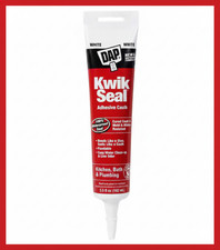 Kwik Seal 5.5 Oz. White Kitchen and Bath Adhesive Caulk