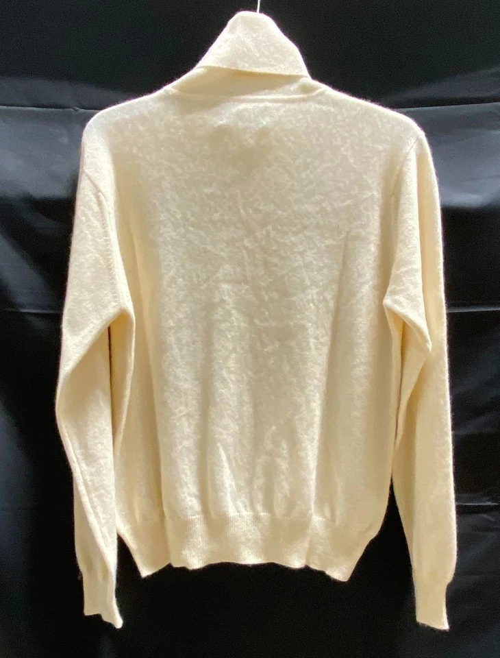 William Kasper Mujer Marfil Cachemira Cuello Alto L Foto 2 de 4