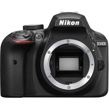 Open Box Nikon D3400 Digital SLR Camera - Black Body Only 2