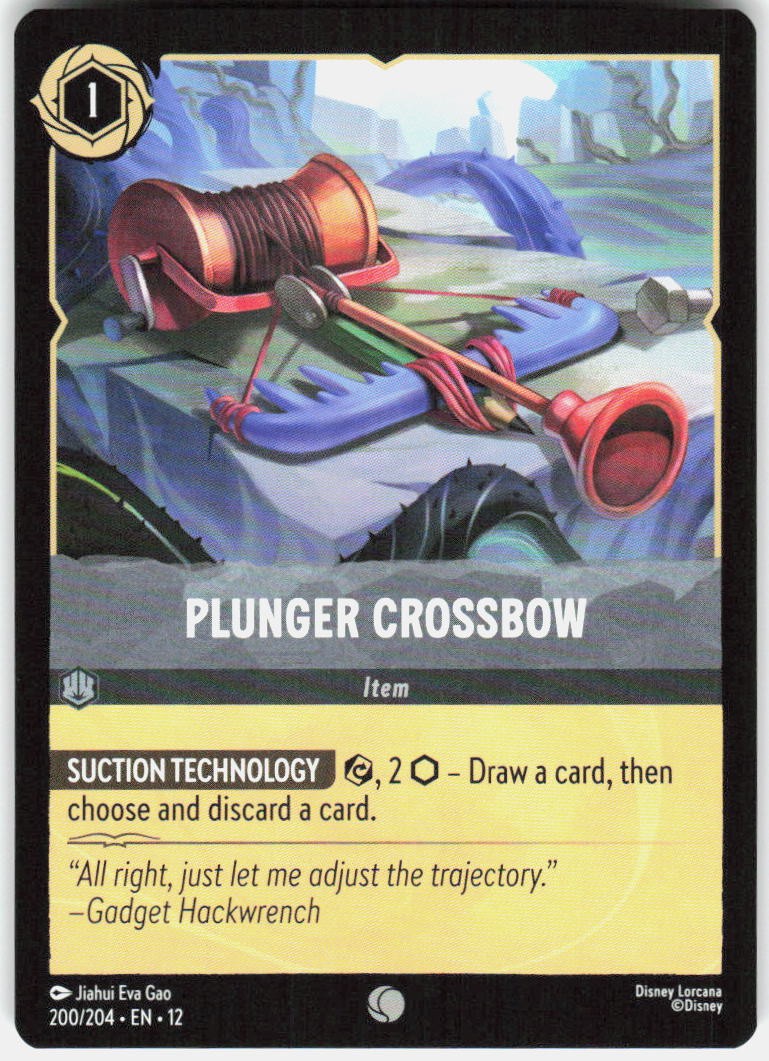 Plunger Crossbow 200/204 Wilds Unknown Disney Lorcana