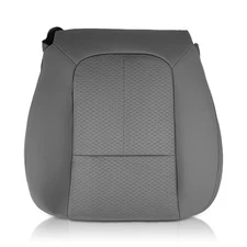 Driver Side Bottom Replacement Cloth Seat Cover Gray For 2011 - 2014 Ford F-150
