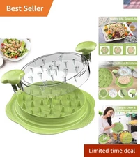 Chicken Shredder Large Chicken Breast Shredder Tool Twist with Brush&Fork, Vi...