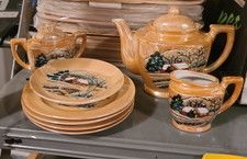 Miniature Porcelain Tea Service Japan