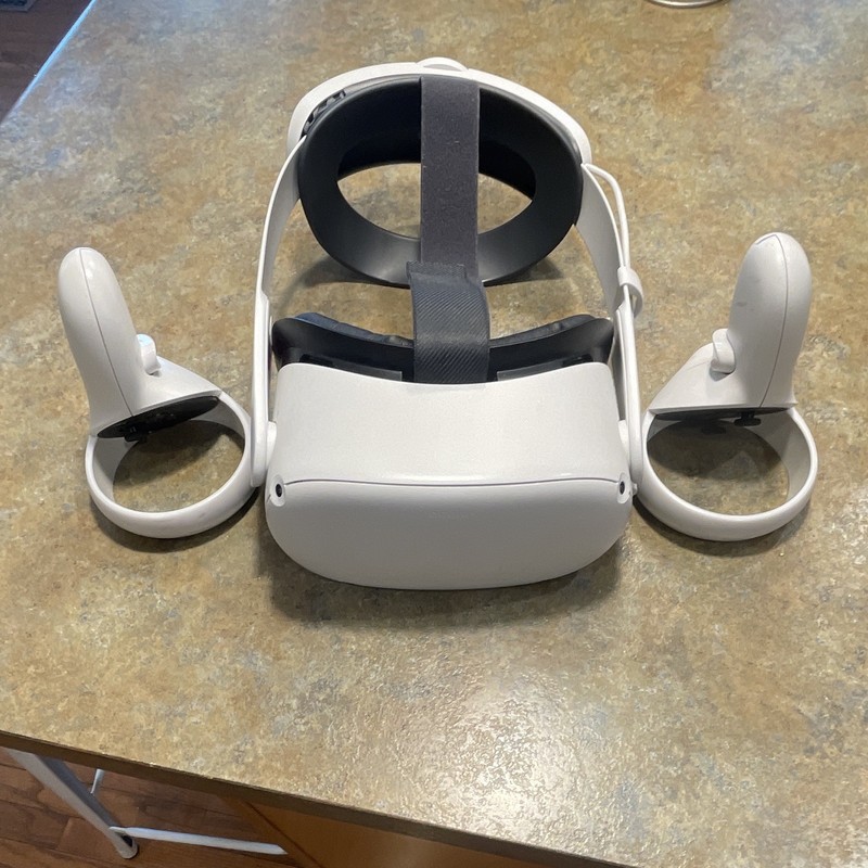 Oculus Quest 2 Standalone VR Headset w/ Touch Controllers, White