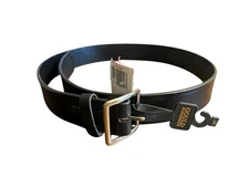 Gould & Goodrich Duty Gun Belt Mens 38 Black Leather 1.75" Concealed Inner Flat