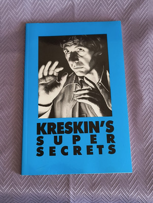 KRESKIN'S SUPER SECRETS by The Amazing Kreskin ESP Mentalist Paperback 1993