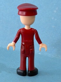 LEGO Friends frnd0113 - Nate Hotel Boy Uniform - Light Scratches/No Cracks