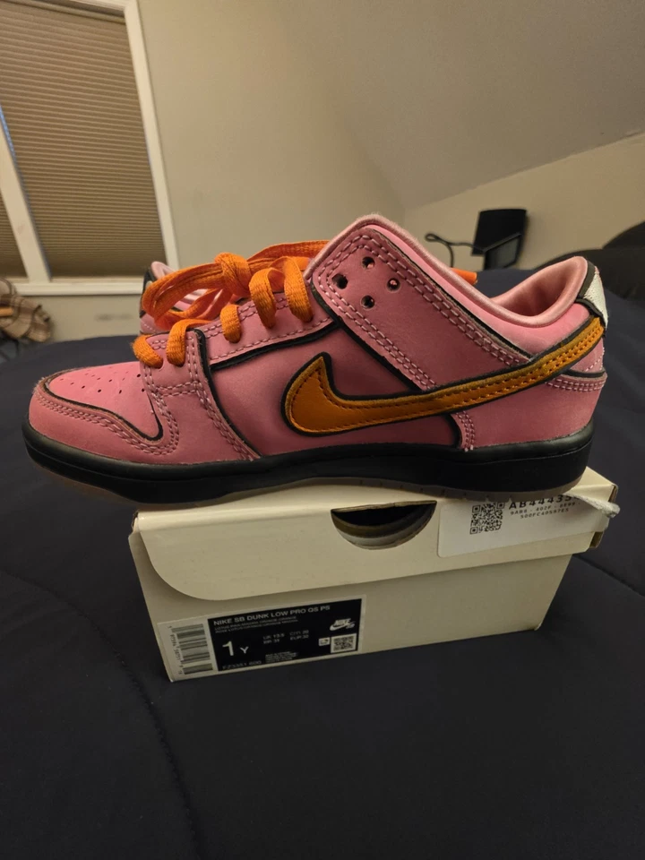 Nike SB Dunk Power Puff для девочек «Blossom» (FZ3351 600) (PS) размер 1Y - Изображение 4 из 4