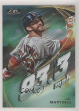 2019 Topps Fire Maximum Velocity JD Martinez #MV-15 gg8