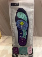 Pair AKUSOLI Magnetic Therapy Acupressure Massage Shoe Insoles S/M Men/Women