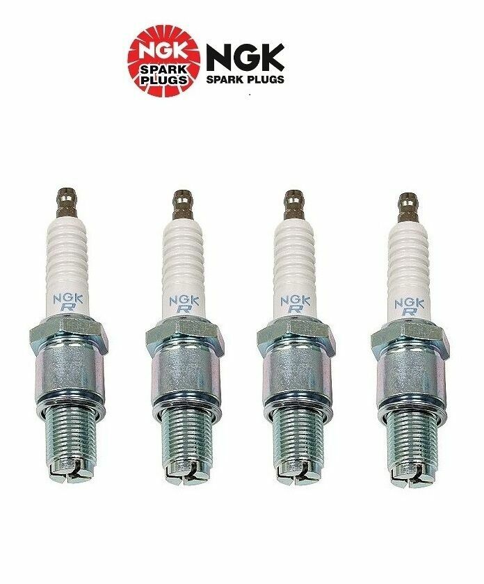 Set of 4 Spark Plugs NGK Standard Resistor BUR7EQ/6917 For Mazda RX-7 1986-1995