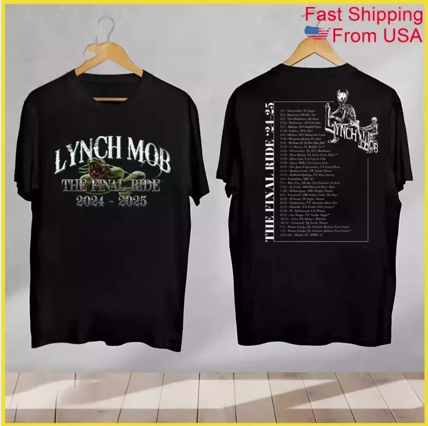 Lynch Mob the final ride 2024 2025 Music T-Shirt