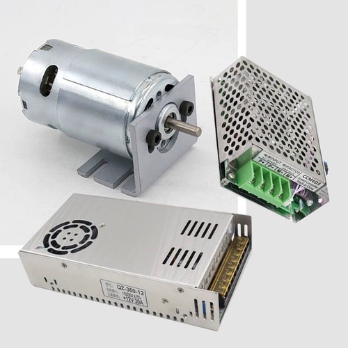 DC12V 24V 6000/12000RPM 280W High Speed Motor Reversible Adjustable Large Torque - Picture 13 of 15