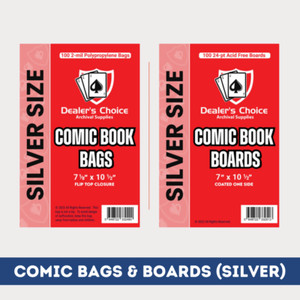 1000 Silver Age Comic Book Bags & Boards - Ultra Clear Archival Protection By Max Pro