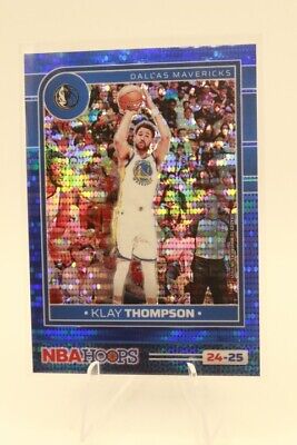 Klay Thompson 2024-25 NBA Hoops Pulsar Blue Prizms Premium Klay Thompson 2024-25 NBA Hoops Pulsar Blue Prizms Premium